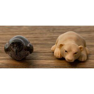 Adam Binder Bear and Penguin in Original Box